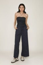 Skyler Drawstring Wide Leg Pants - Image 15