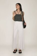Skyler Drawstring Wide Leg Pants - Image 6