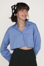 Sylvie Cropped Shirt - Image 12