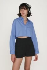Sylvie Cropped Shirt - Image 9