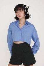 Sylvie Cropped Shirt - Image 11