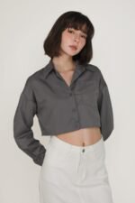 Sylvie Cropped Shirt - Image 18