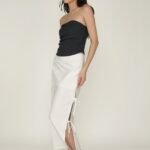 Valentia Ribbon Midi Skirt