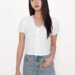Elyana Puff Sleeve Lace Blouse