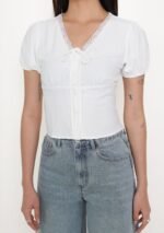 Elyana Puff Sleeve Lace Blouse - Image 6