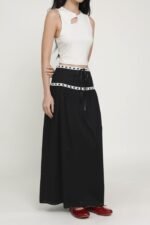 Winifred Ribbon Embroidery Maxi Skirt - Image 12
