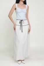 Winifred Ribbon Embroidery Maxi Skirt - Image 5