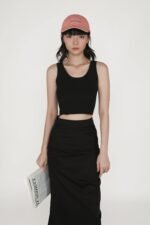 Yuna Ruched Maxi Skirt - Image 4