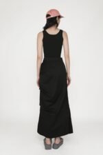 Yuna Ruched Maxi Skirt - Image 7