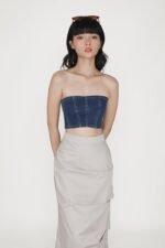 Yuna Ruched Maxi Skirt - Image 16