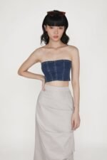 Yuna Ruched Maxi Skirt - Image 18