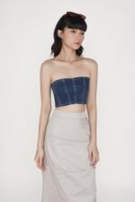 Yuna Ruched Maxi Skirt - Image 19