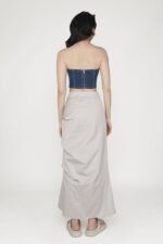 Yuna Ruched Maxi Skirt - Image 21