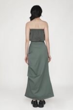 Yuna Ruched Maxi Skirt - Image 14